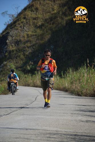 Race photo from Kelud Vertical Challenge 2024