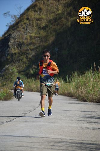 Race photo from Kelud Vertical Challenge 2024