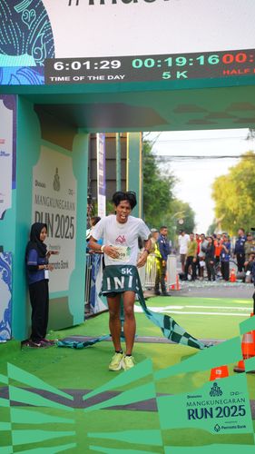 Race photo from Mangkunegaran Run 2025