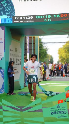 Race photo from Mangkunegaran Run 2025