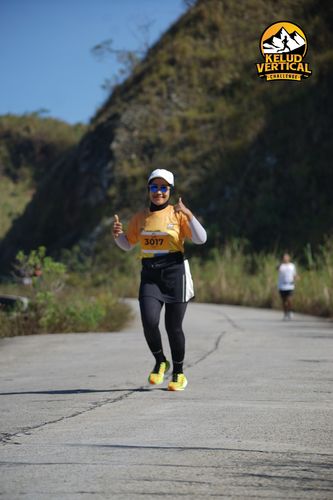 Race photo from Kelud Vertical Challenge 2024