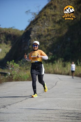Race photo from Kelud Vertical Challenge 2024