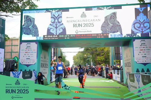Race photo from Mangkunegaran Run 2025