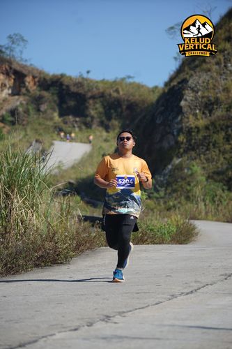 Race photo from Kelud Vertical Challenge 2024