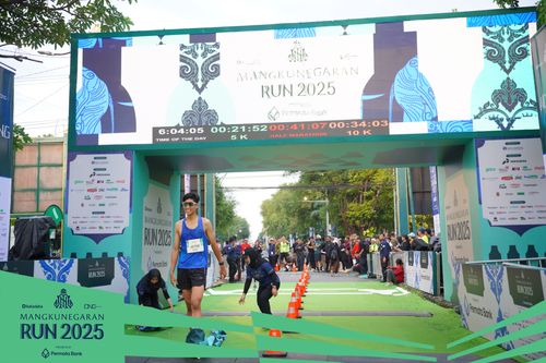 Race photo from Mangkunegaran Run 2025