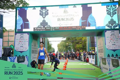 Race photo from Mangkunegaran Run 2025