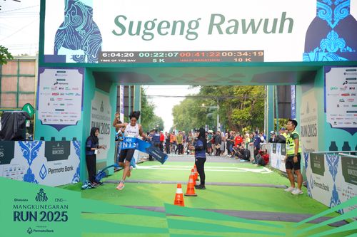 Race photo from Mangkunegaran Run 2025