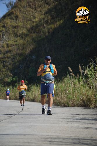 Race photo from Kelud Vertical Challenge 2024