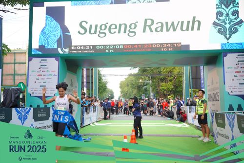 Race photo from Mangkunegaran Run 2025
