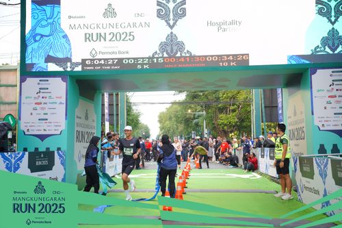 Race photo from Mangkunegaran Run 2025
