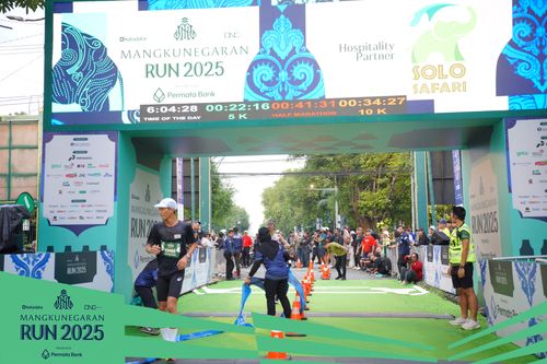 Race photo from Mangkunegaran Run 2025