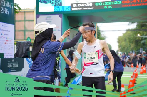 Race photo from Mangkunegaran Run 2025