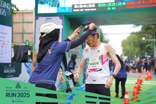 Race photo from Mangkunegaran Run 2025