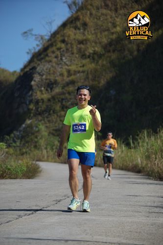 Race photo from Kelud Vertical Challenge 2024