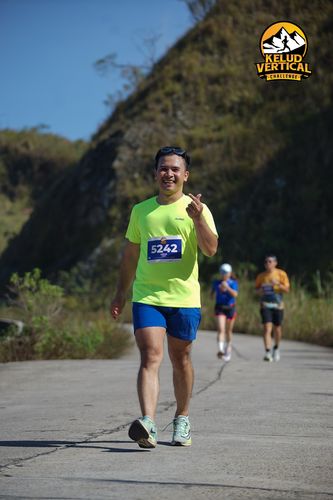 Race photo from Kelud Vertical Challenge 2024