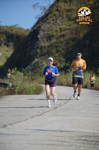 Race photo from Kelud Vertical Challenge 2024