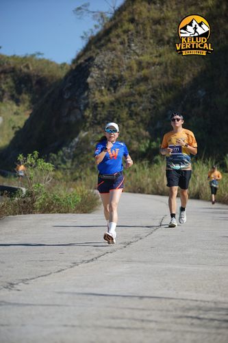 Race photo from Kelud Vertical Challenge 2024