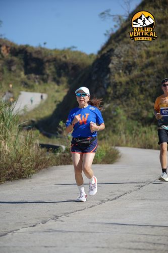 Race photo from Kelud Vertical Challenge 2024