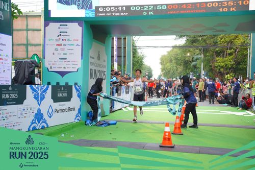Race photo from Mangkunegaran Run 2025
