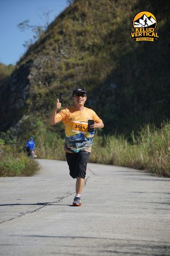 Race photo from Kelud Vertical Challenge 2024