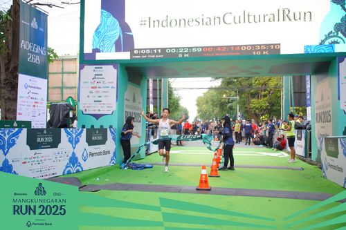 Race photo from Mangkunegaran Run 2025