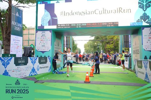 Race photo from Mangkunegaran Run 2025