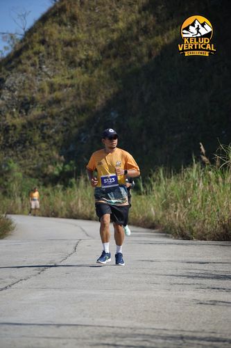 Race photo from Kelud Vertical Challenge 2024