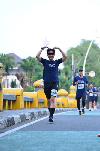Race photo from KEMLU RUN 2025