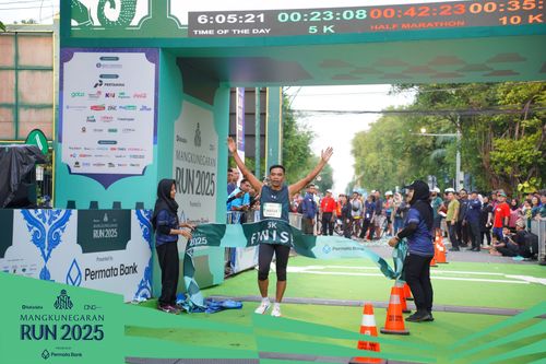 Race photo from Mangkunegaran Run 2025