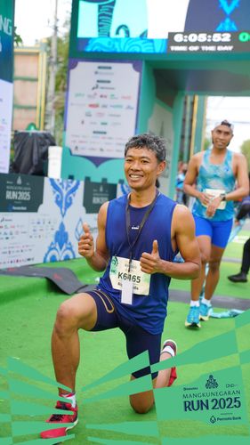 Race photo from Mangkunegaran Run 2025
