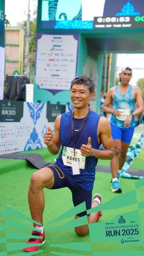 Race photo from Mangkunegaran Run 2025