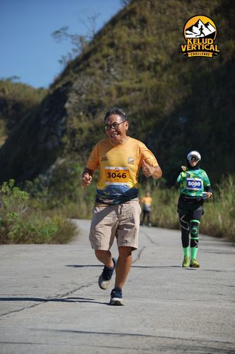 Race photo from Kelud Vertical Challenge 2024