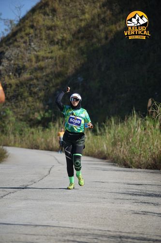 Race photo from Kelud Vertical Challenge 2024
