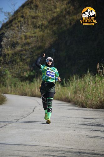 Race photo from Kelud Vertical Challenge 2024
