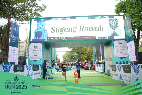 Race photo from Mangkunegaran Run 2025