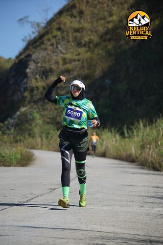 Race photo from Kelud Vertical Challenge 2024