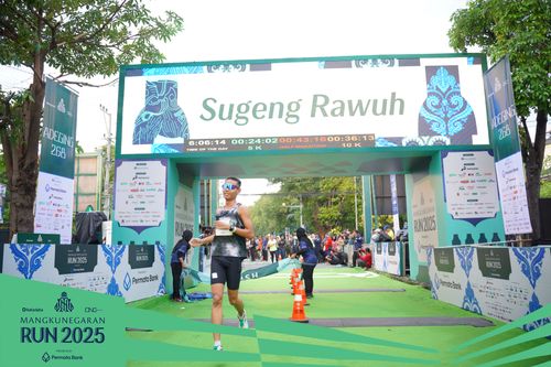 Race photo from Mangkunegaran Run 2025