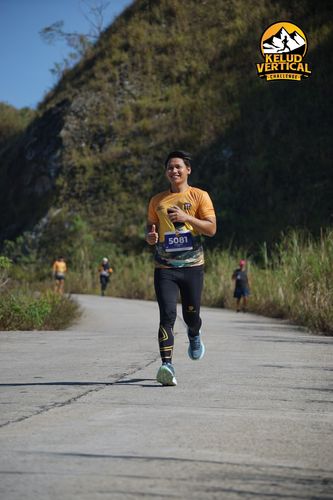 Race photo from Kelud Vertical Challenge 2024