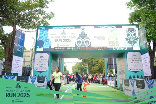 Race photo from Mangkunegaran Run 2025