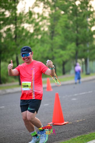 Race photo from CISANGKAN KBP CITY RUN 2025