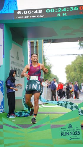 Race photo from Mangkunegaran Run 2025