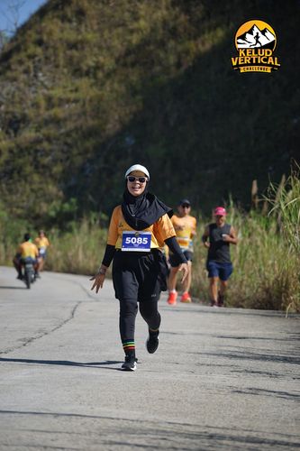 Race photo from Kelud Vertical Challenge 2024