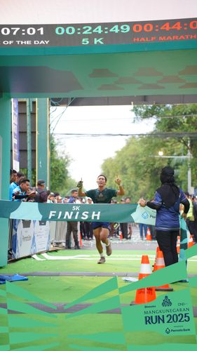 Race photo from Mangkunegaran Run 2025