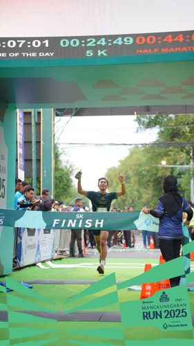 Race photo from Mangkunegaran Run 2025
