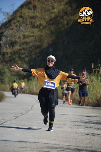 Race photo from Kelud Vertical Challenge 2024
