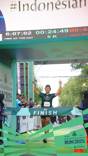 Race photo from Mangkunegaran Run 2025