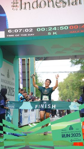 Race photo from Mangkunegaran Run 2025