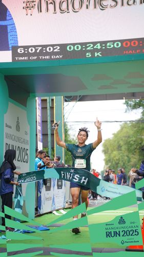 Race photo from Mangkunegaran Run 2025