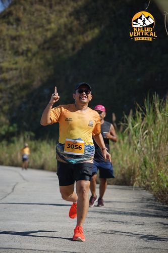 Race photo from Kelud Vertical Challenge 2024