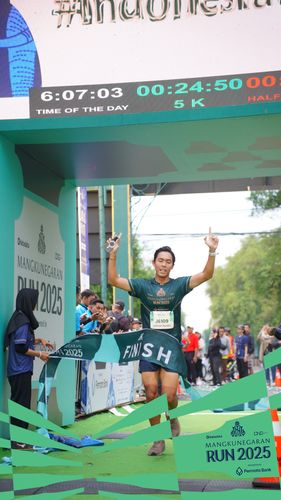 Race photo from Mangkunegaran Run 2025
